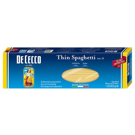 Wholesale De Cecco Case Spaghettini Pasta #11- Bulk