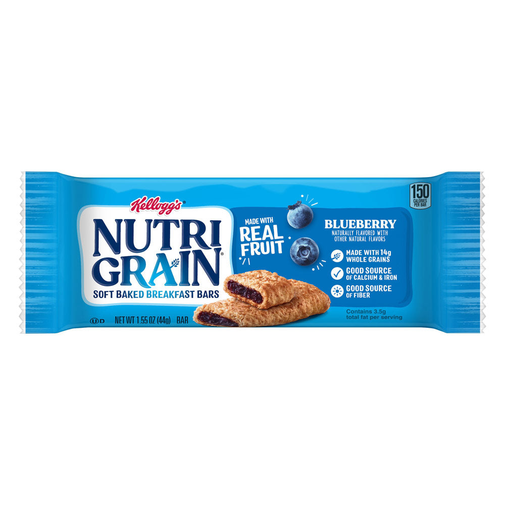 Wholesale Nutri Grain Blueberry Nutri-Grain Bar | 1.55 oz- Bulk