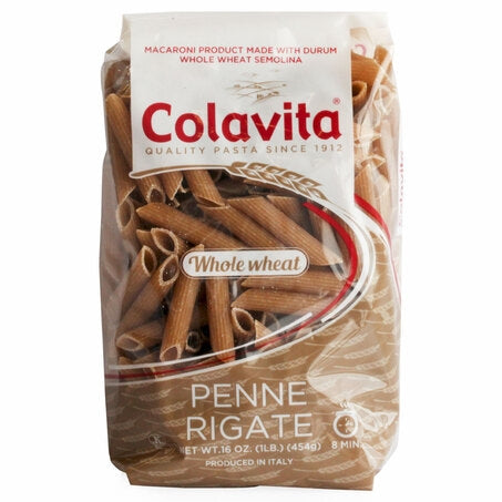 Wholesale Colavita Whole Wheat Penne Rigate | 1 lb- Bulk