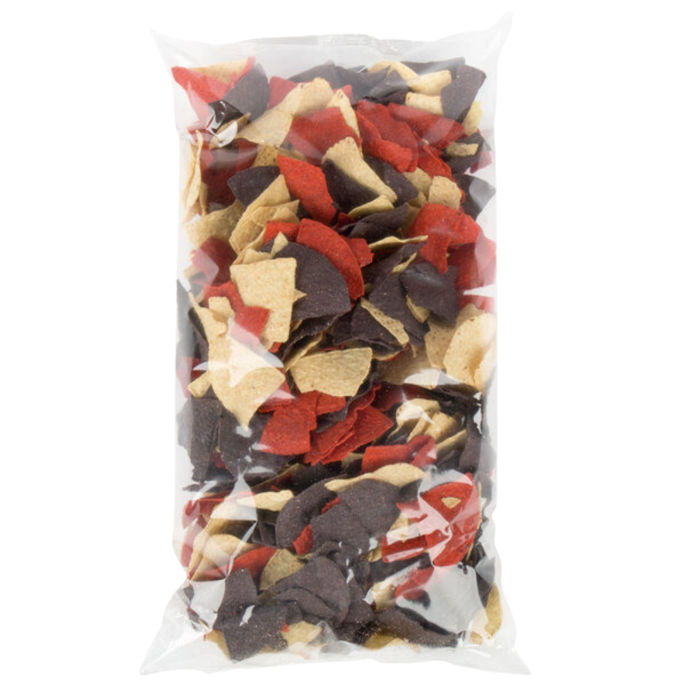 Wholesale Mission * Cooked Tri-Color Triangle Chips | 2 lb bag- Bulk