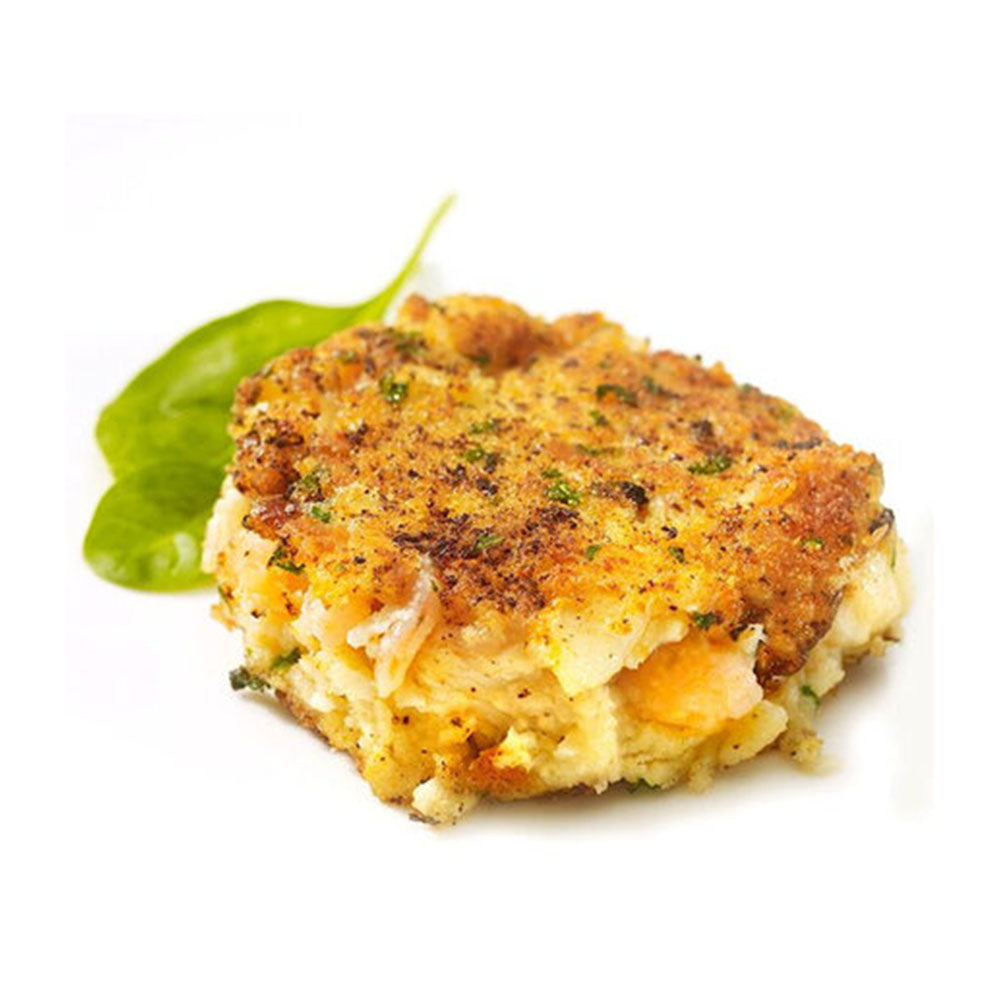 Wholesale Stone Silo Case Scallop/Crab/Shrimp Seafood Cake- Bulk