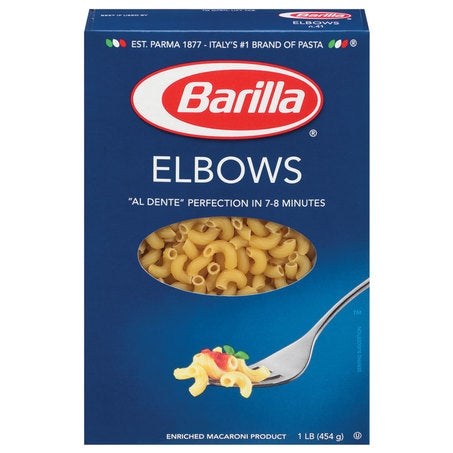 Wholesale Barilla Case Elbow Pasta- Bulk