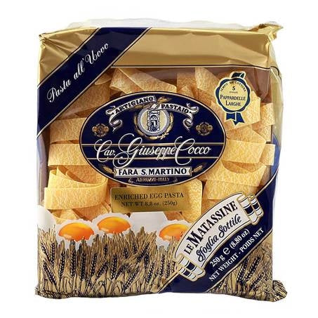 Wholesale Giuseppe Cocco Case Egg Pappardelle Pasta- Bulk