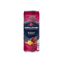 Wholesale Sanpellegrino Case Zero Sugar Sleek Can Pomegranate Orange Soda- Bulk