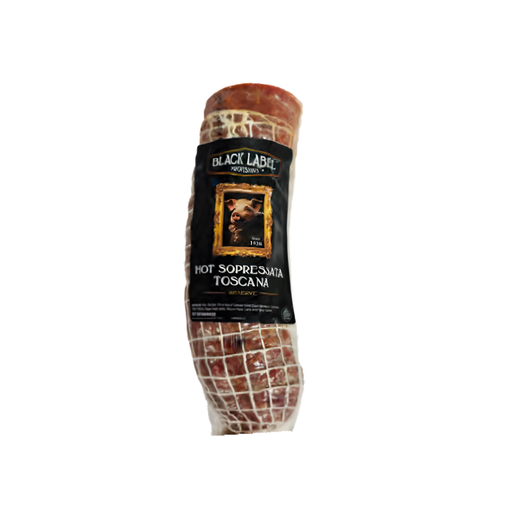 Wholesale Black Label Pr Case Hot Sopressata- Bulk