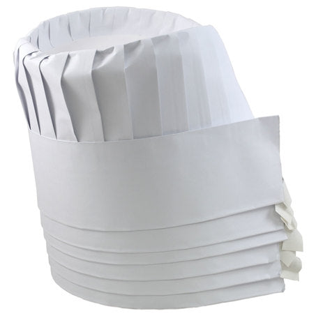 Wholesale Neatgards Case 7In Pleated Paper Chef Hat- Bulk
