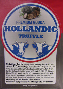 Wholesale Hollandic Gouda W/ Truffle- Bulk