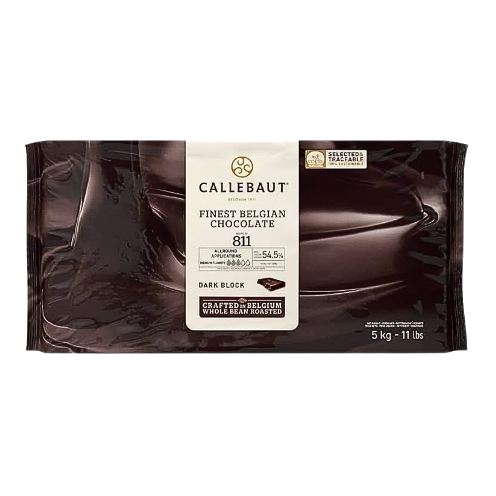 Wholesale Barry Callebau Dark Chocolate Blocks | 10 lb- Bulk