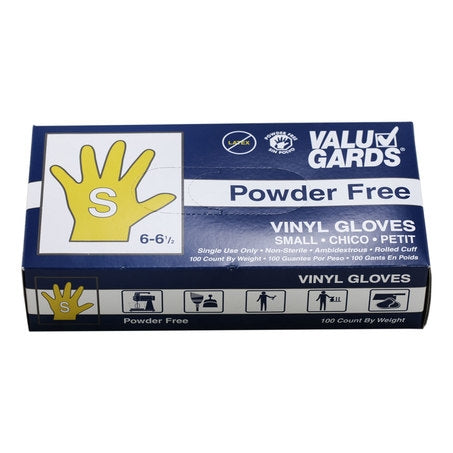 Wholesale Companions Case Gloves Vinyl Powder Free Small- Bulk