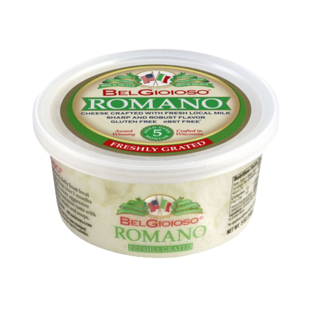 Wholesale Belgioioso Case Grated Romano Cheese- Bulk