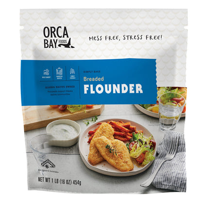 Wholesale Orca Bay Case Breaded Flounder- Bulk