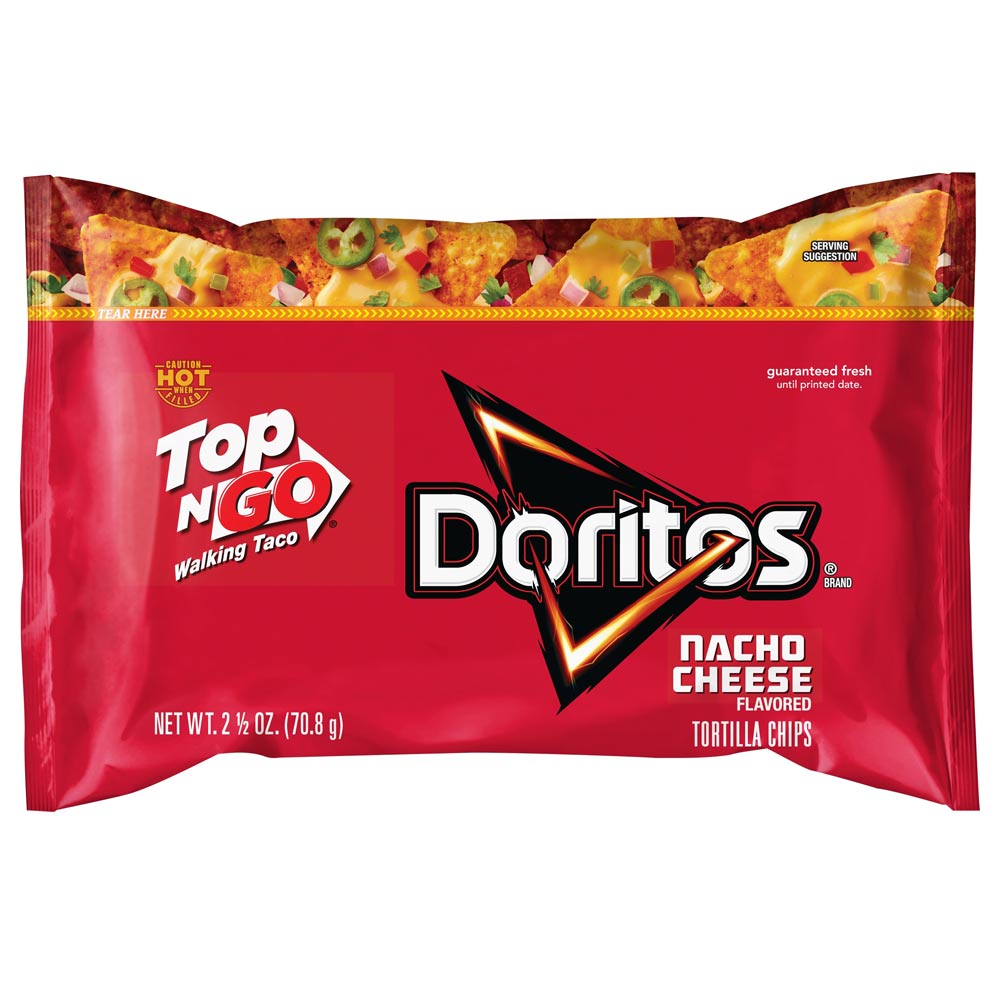 Wholesale Doritos * Top & Go Nacho Dorito Chips | 2.5 oz- Bulk