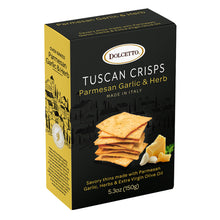 Wholesale Dolcetto Crisps Parmesan Garlic Herb 5.3 Oz Pk 12 Box- Bulk