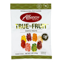 Wholesale Albanese True To Fruit Exotic Fruits Gummies 5 Oz Peg Bag *Sf Dc Only*- Bulk