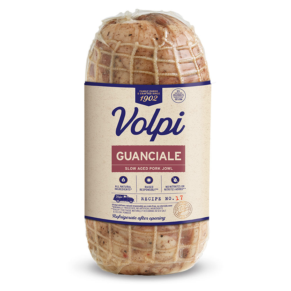 Wholesale Volpi Case Dry Cured Guanciale Pork Jowl- Bulk
