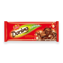 Wholesale Kras Dorina Chocolate w/chopped hazelnuts 11/220g- Bulk