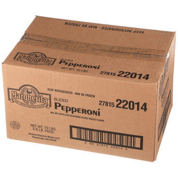 Wholesale Margherita Pepperoni Margherita Salami Sliced 5lb- Bulk