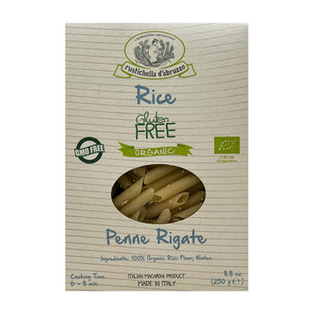 Wholesale Rustichella Dried Gluten Free Organic Penne Rigate Pasta 8.8oz- Bulk