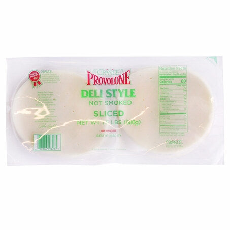 Wholesale Grande Each Sliced Deli Style Provolone Cheese- Bulk