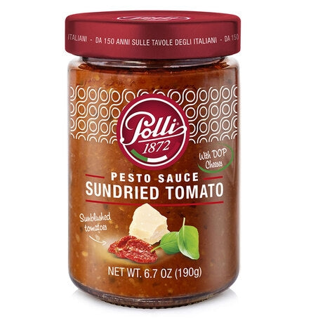 Wholesale Polli Case Sundried Tomato Pesto Sauce- Bulk