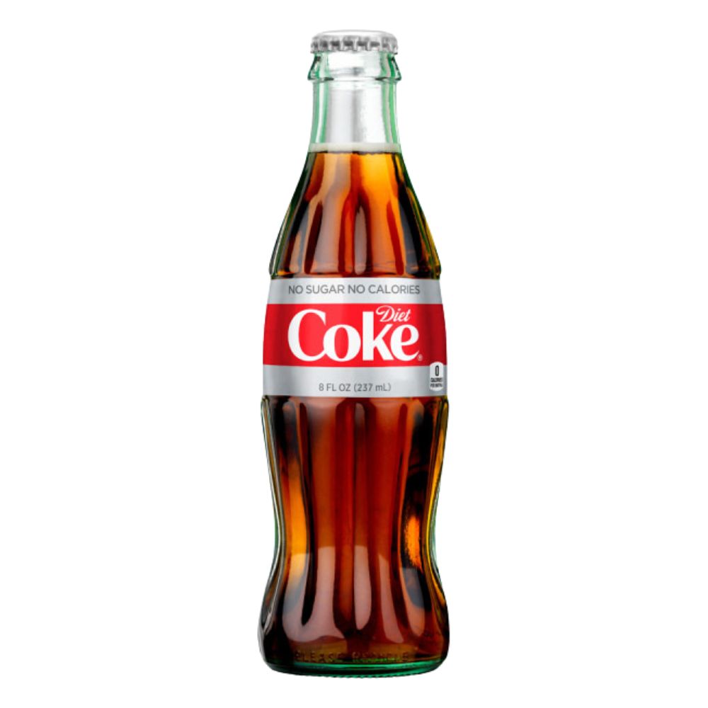 Wholesale Diet Coke Diet Coke Glass Bottle | 8 oz- Bulk