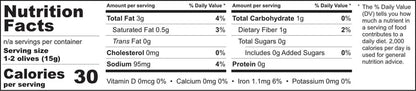 Wholesale Divina Black Cerignola 90/110 4/2.2- Bulk