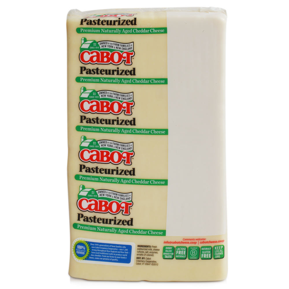Wholesale Great Lakes Case White Mild Cheddar Cheese- Bulk