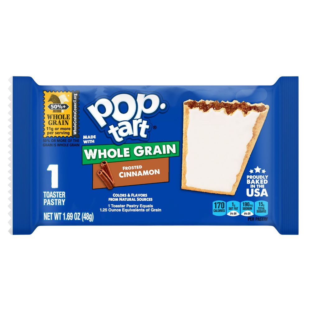 Wholesale Kelloggs Pop-Tarts Brown Sugar Cinnamon Whole Grain | 1 ct- Bulk