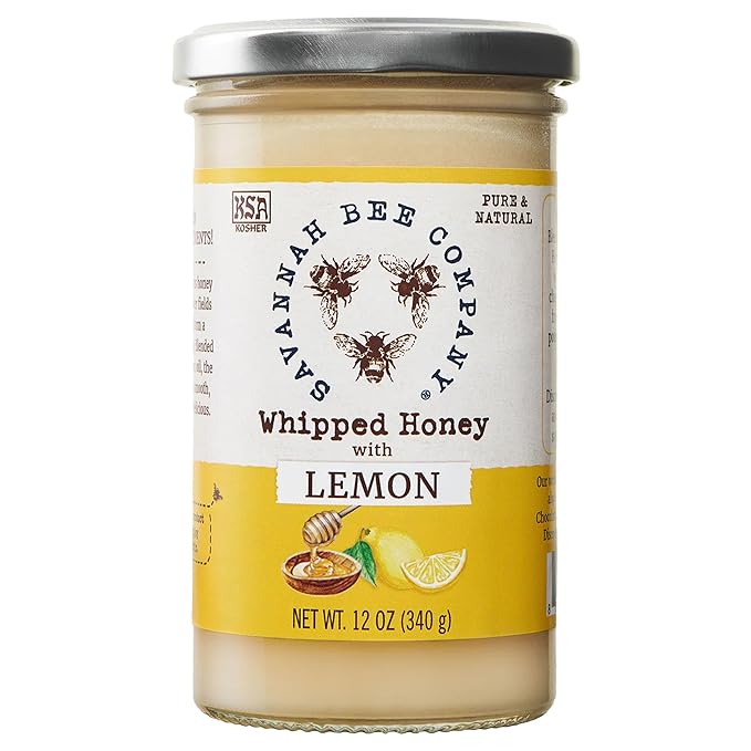 Wholesale Savannah Bee Whipped Lemon Honey- Bulk
