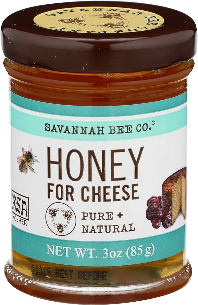 Wholesale Savannah Bee Honey For Cheese 3Oz- Bulk