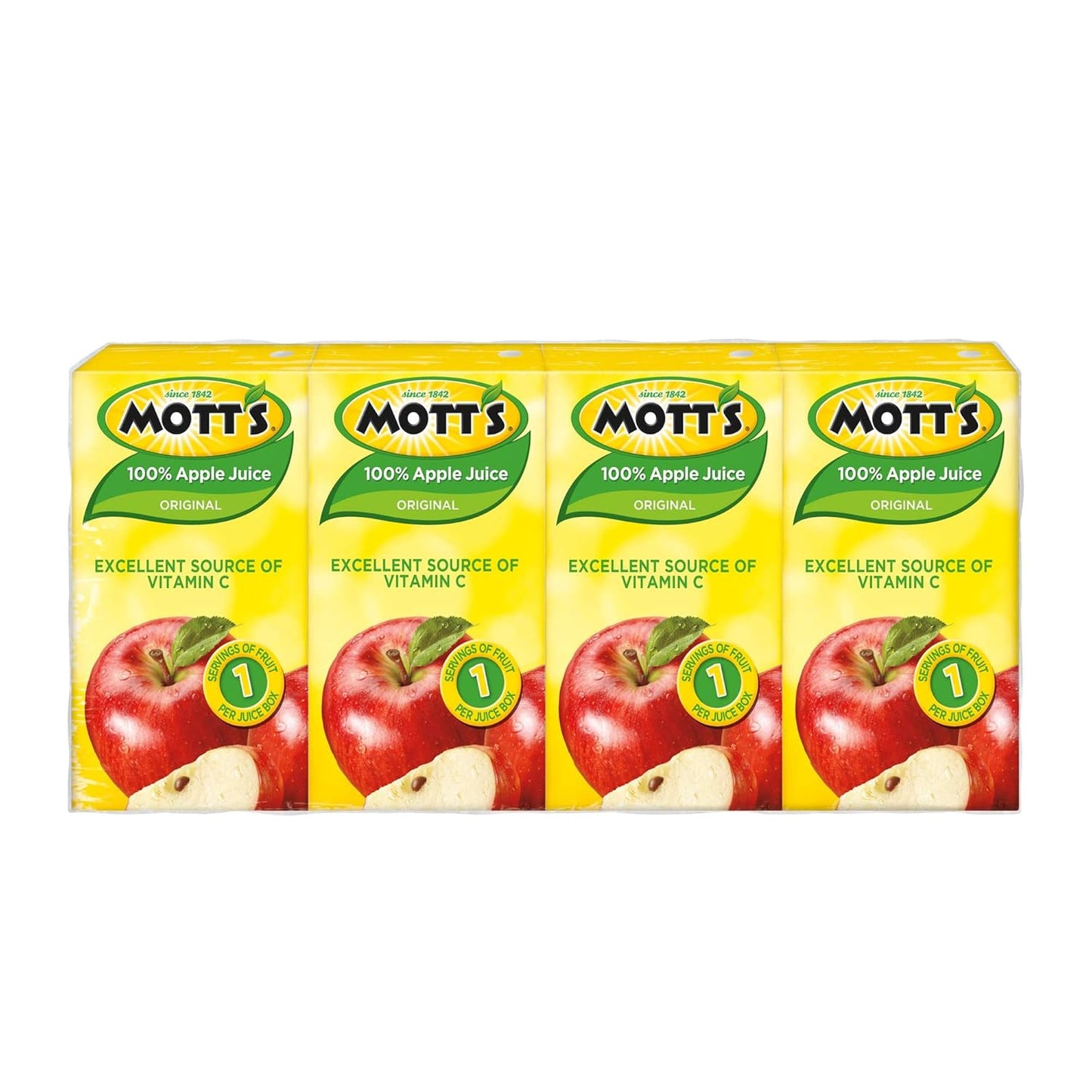 Wholesale Mott'S Case Mini Apple Juice Brick Pack 4.23Oz- Bulk