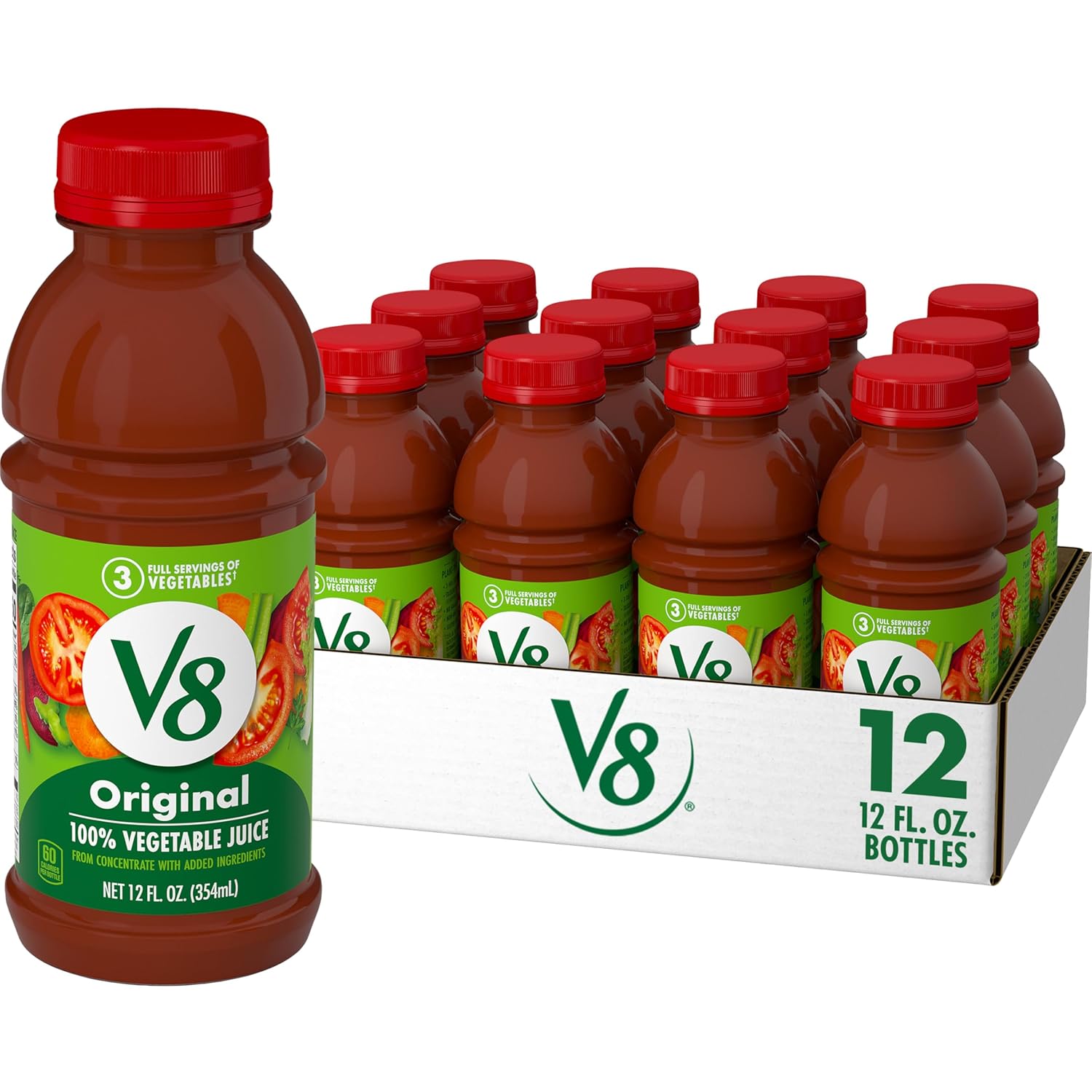 Wholesale V8 Case V-8 Vegetable Juice 12Oz- Bulk