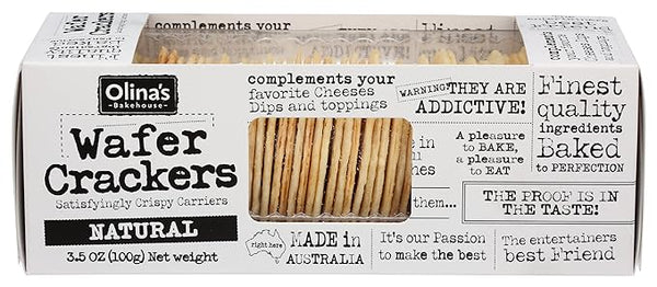 Wholesale Olinas Wafer Crackers Natural- Bulk