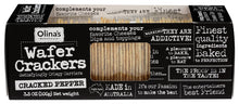 Wholesale Olinas Wafer Crackers Pepper- Bulk