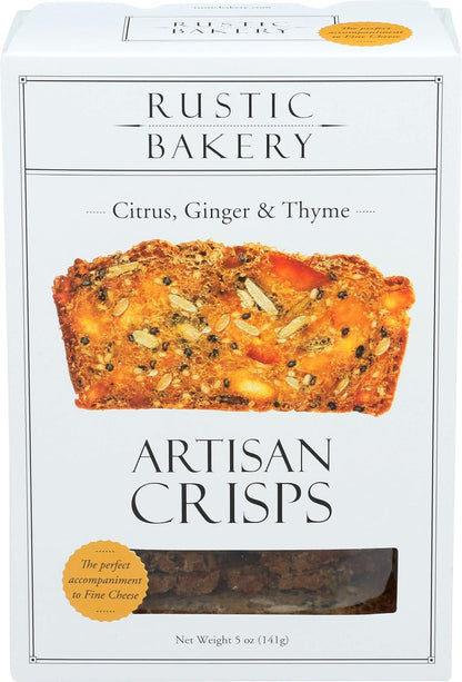 Wholesale Rustic Artisan Crisps Citrus Ginger- Bulk