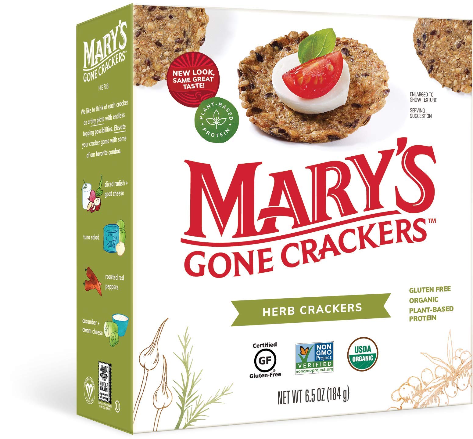 Wholesale Mary's Gone Crackers Herb 6.5 oz- Bulk