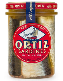 Wholesale Ortiz Sardines Olive Oil Jar- Bulk