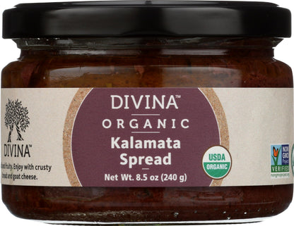 Wholesale Divina Kalamata Olive Sprd 8.5Oz X- Bulk