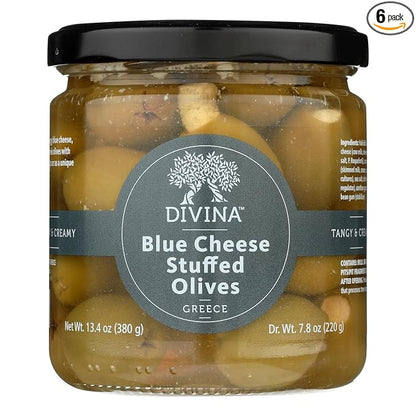 Wholesale Divina Grn Stuffed Blue Cheese Jars- Bulk