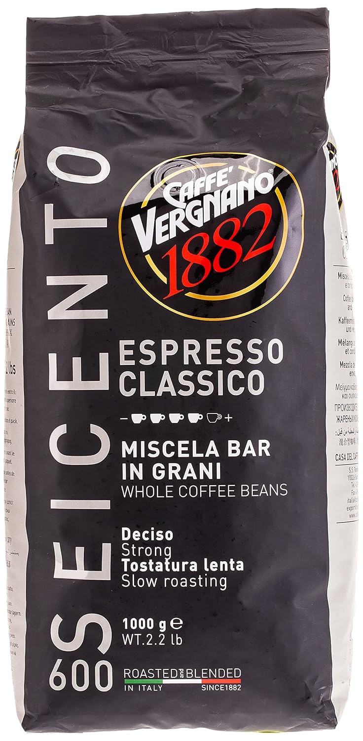 Wholesale Caffe Vergnano Case Classico 600 Espresso Beans- Bulk