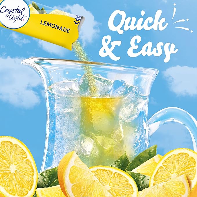 Wholesale Crystal Light Case Sugar Free Lemonade Mix- Bulk