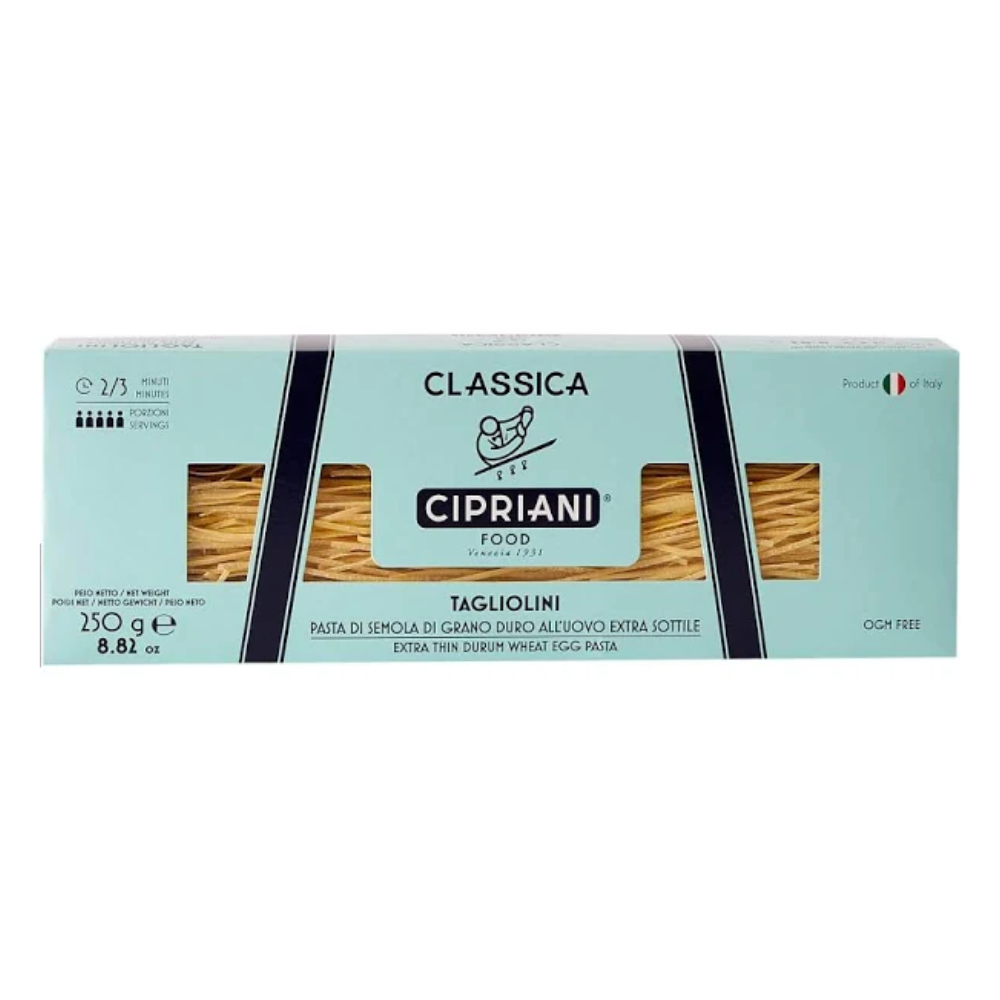 Wholesale Cipriani Case Organic Pasta Tagliolini Egg- Bulk