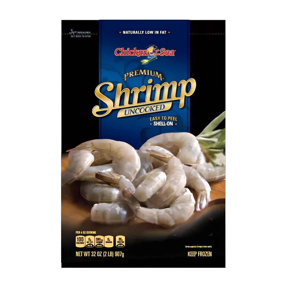 Wholesale Chicken Of Sea White Shrimp Peeled And Deveined | 2 lb- Bulk