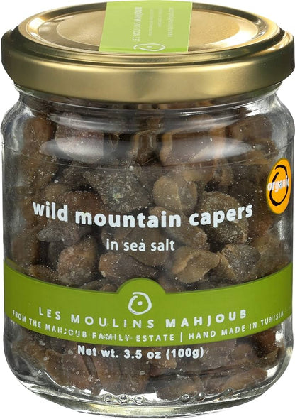 Wholesale Mahjoub Capers In Sea Salt 3.5Oz- Bulk