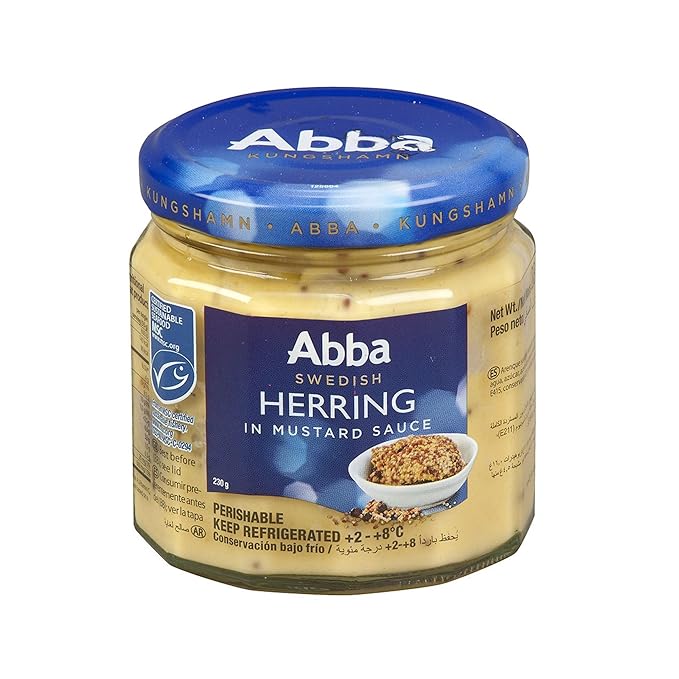 Wholesale Abba Herring in Mustard Sauce 9.7 oz- Bulk