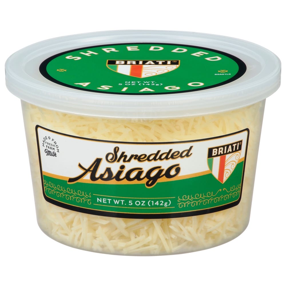 Wholesale Hampton Cheese Asiago Shredded 5 Oz- Bulk