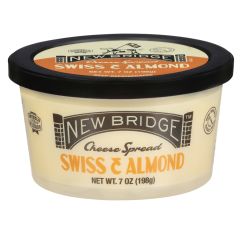 Wholesale New Bridge Swiss & Almond Spread 7 Oz- Bulk