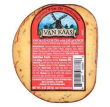 Wholesale Van Kaas Smoked Jalapeno Gouda Wedge 8 Oz- Bulk