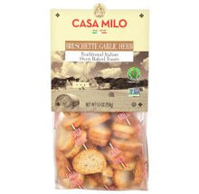 Wholesale Casa Milo Garlic Herb Bruschette Vegan 5.3 Oz- Bulk