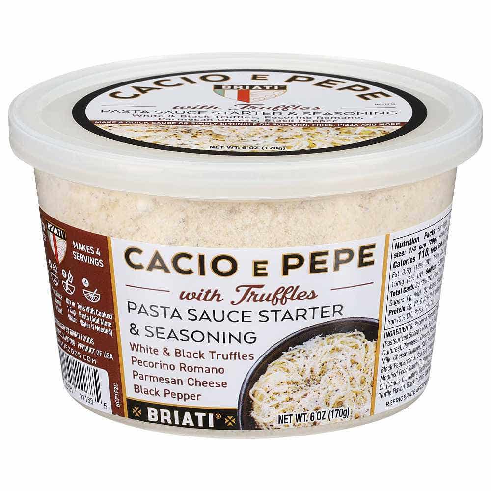 Wholesale Hampton Cheese Cacio E Pepe Pasta Sauce With Truffle Starter Kit 6 Oz- Bulk